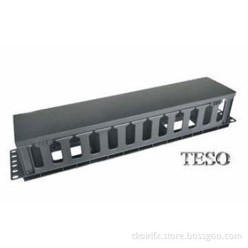 15 Port Horizontal Cable Management Panel / Metal Wire Mana